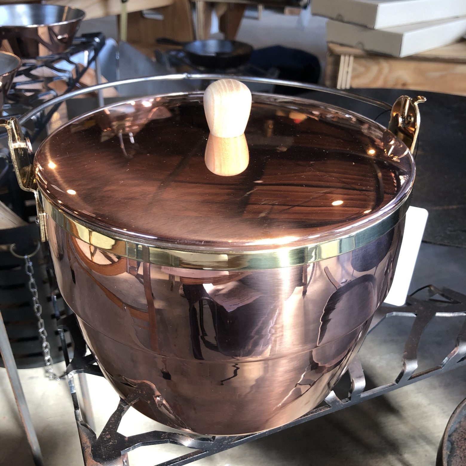 [ファイヤーサイド] キャンプ コッパーオークポット Copper Oak Pot 86236 - 1